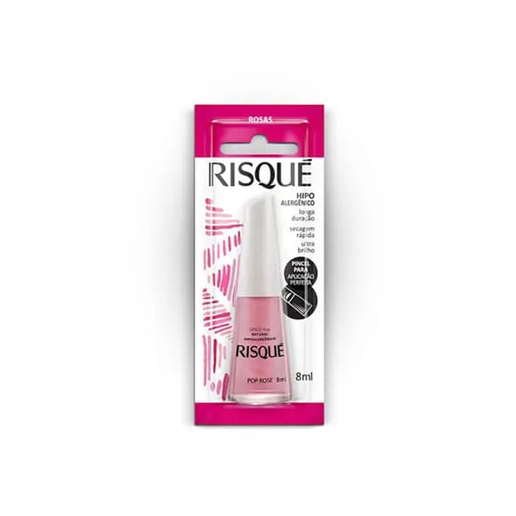 ESM RISQUE NAT GLOSS POP ROSE 8ML