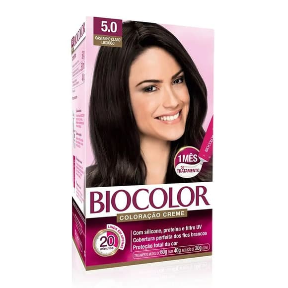TINT BIOCOLOR KIT 5,0 CASTANHO CLARO