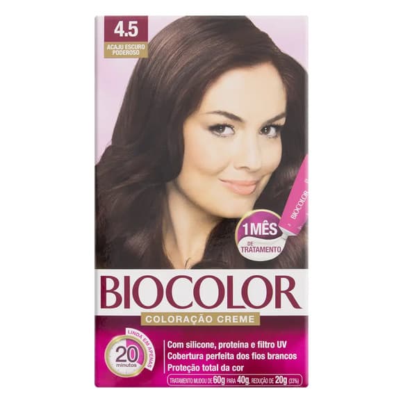 TINT BIOCOLOR KIT 4,5 ACAJU ESCURO