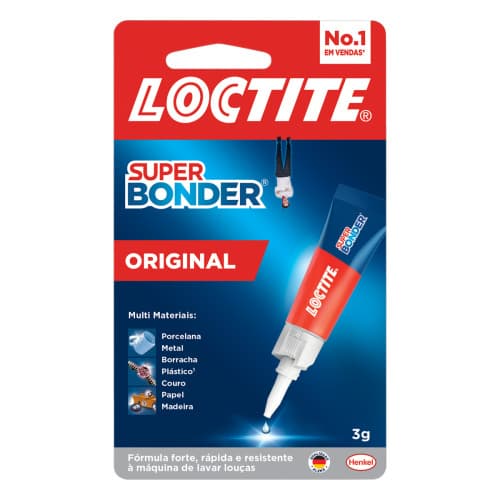 COLA SUPER BONDER BISNAGA 3G + 1G