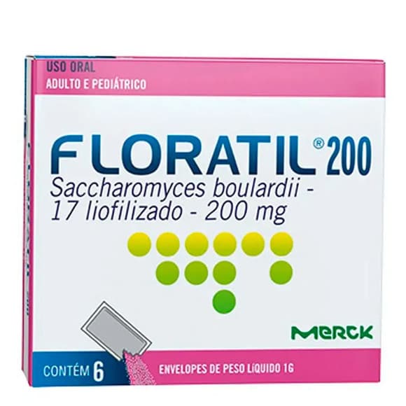 FLORATIL 200MG 6ENV PED