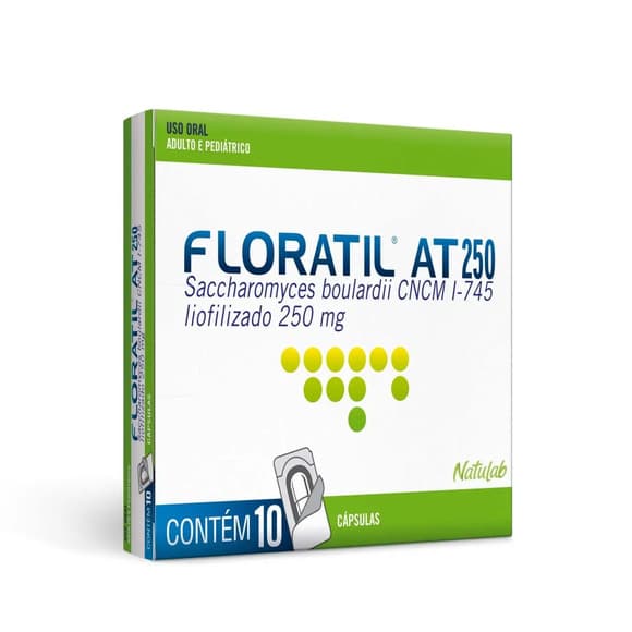 FLORATIL AT 250MG CX 10 CAP