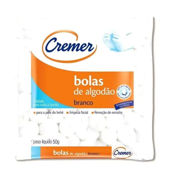 ALGODAO BOLAS 50G CREMER