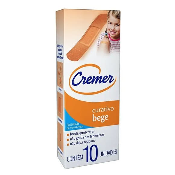 CURATIVO CREMER 10 UNIDADES BEGE