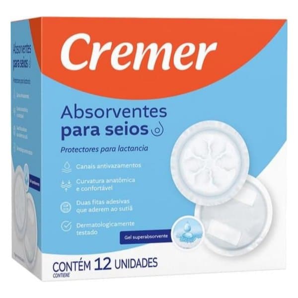 ABSORVENTE P SEIO CR CREMER C/12