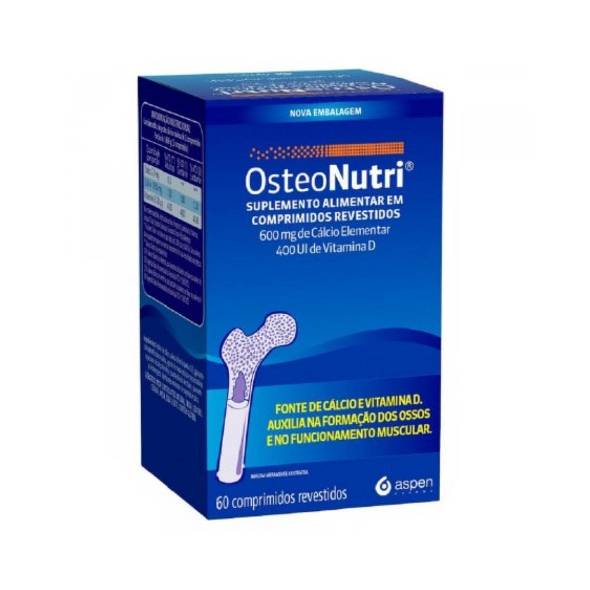 OSTEONUTRI 600MG+400 UI C/60 COMP-DEMAIS