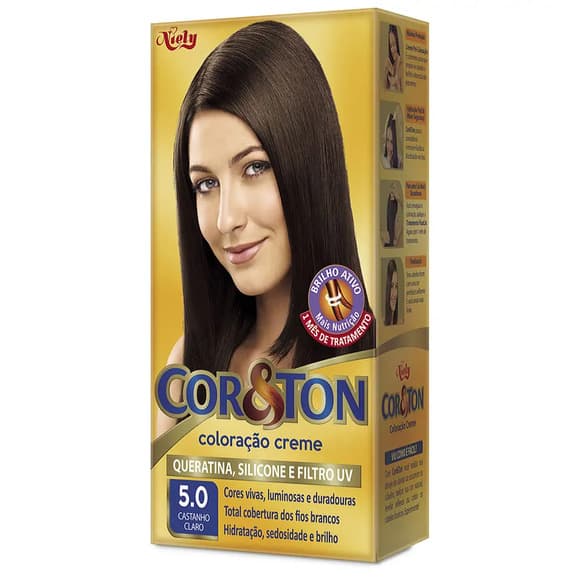TINT CORTON KIT 5.0 CAST. CLARO