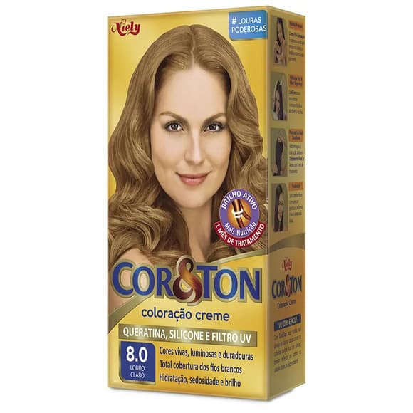 TINT COR TON LOURO CLARO 8.0