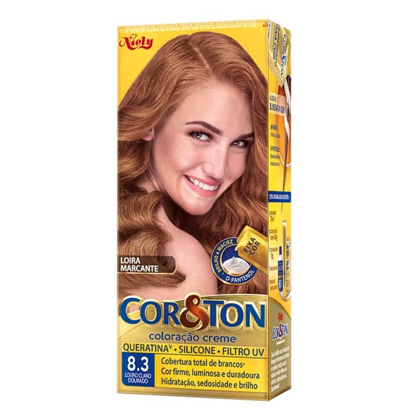 TINT COR TON 8,3 LOU CLARO DOURADO
