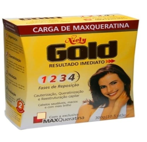 KIT CAP NIELY GOLD CARGA MAX QUER 300G