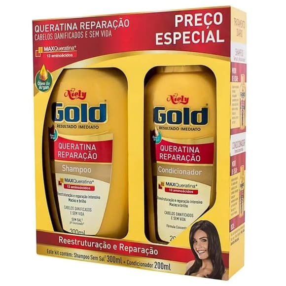 KIT NIELY GOLD QUERATINA