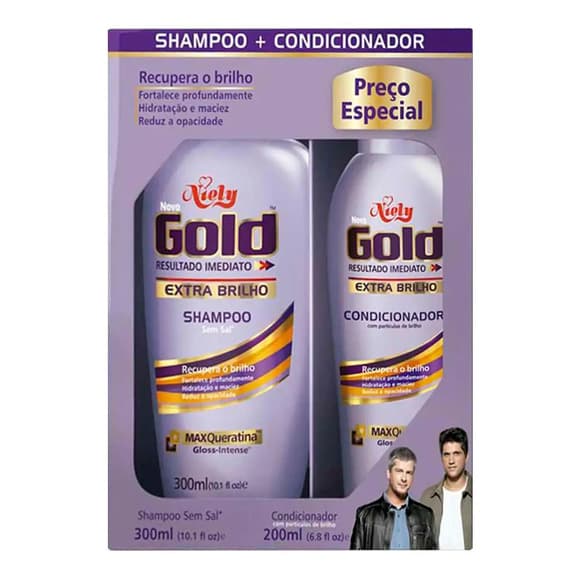 KIT NIELY GOLD SH+CO EXTRA BRILHO