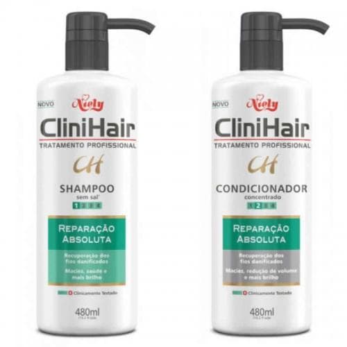 KIT SH+COND PROMOCAO CLINI HAIR REP ABSOL