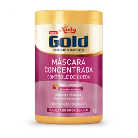 MASCARA NIELY GOLD CONTROLE DE QUEDA 1K
