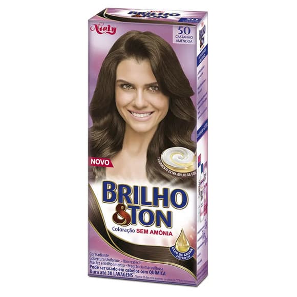 TINT BRILHO E TON 5.0 CASTANHO AMENDOA