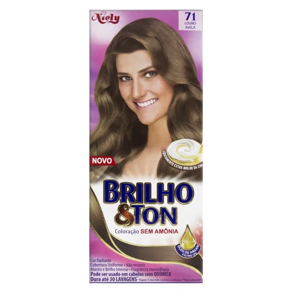 TINTBRILHO  7.1 KIT LOURO CINZA MEDIO