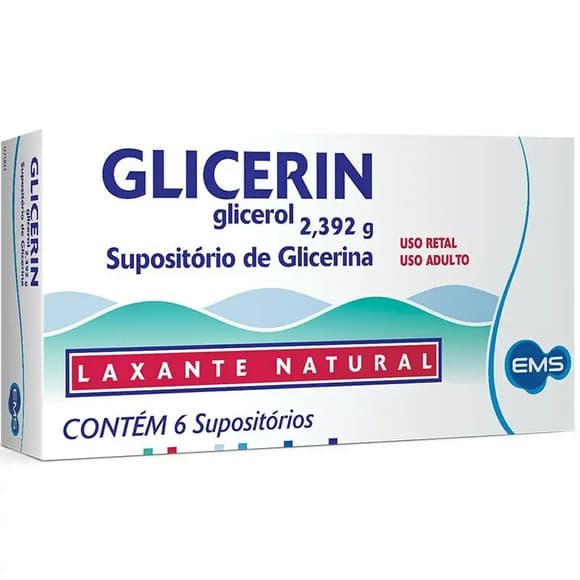 GLICERIN SUP ADUL.1 X 6