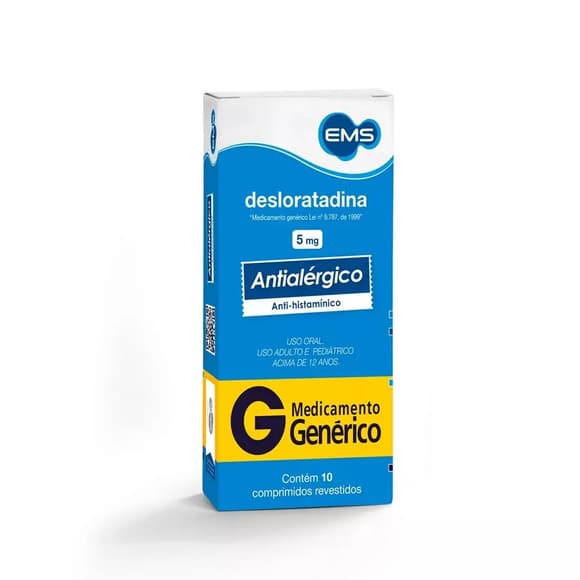DESLORATADINA 5MG CX 10 COMP