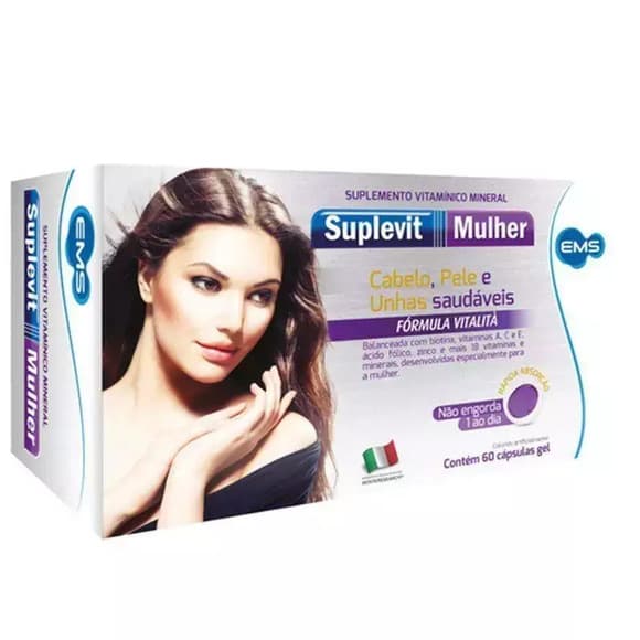 SUPLEVIT MULHER C/ 60 CPS GEL