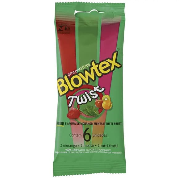 PRES BLOWTEX TWIST MOR/MENTA/TUTTI C/6