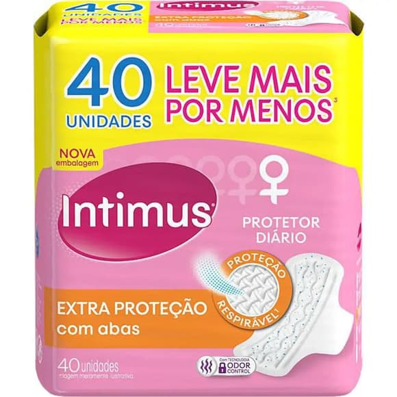 ABS INTIMUS DAYS 40UN C/ABAS ODOR CON