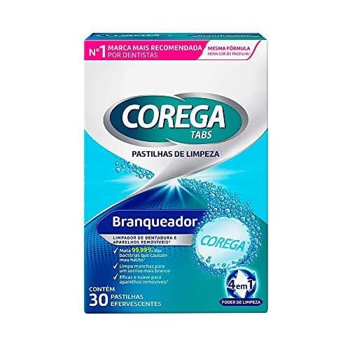 COREGA TABS BRANQ C/30PAST LIMP