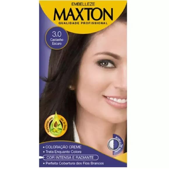 TINT MAXTON 3.0 KIT CASTANHO ESCURO