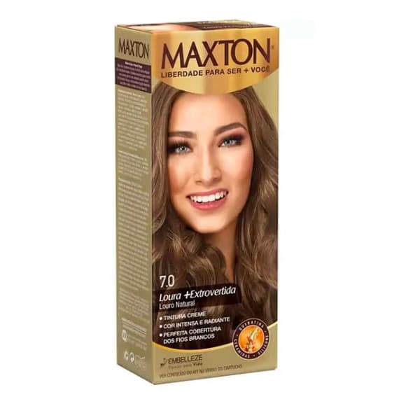 TINT MAXTON 7.0 KIT LOURO NATURAL