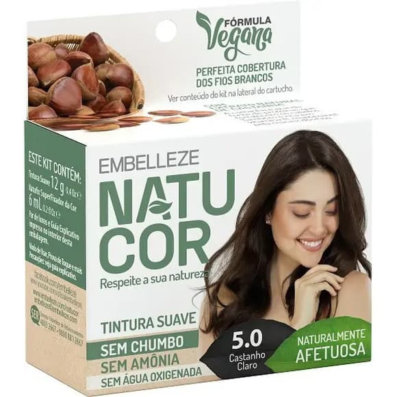 TINT NATUCOR 5.0 CAST CLARO 24G