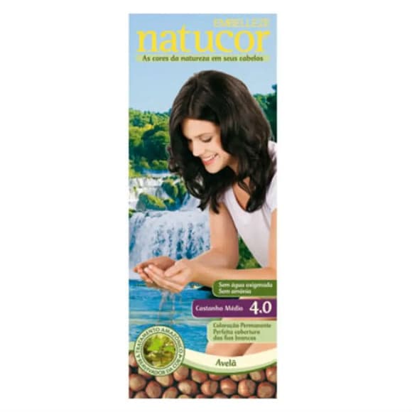 TINT NATUCOR 4.0 KIT CASTANHO NATURAL