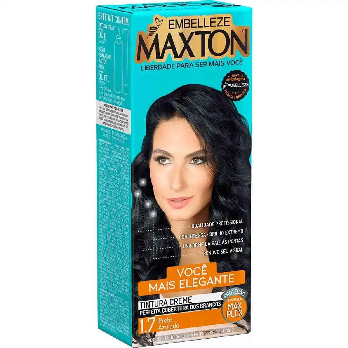 TINT MAXTON PRETO AZUL M 1.7