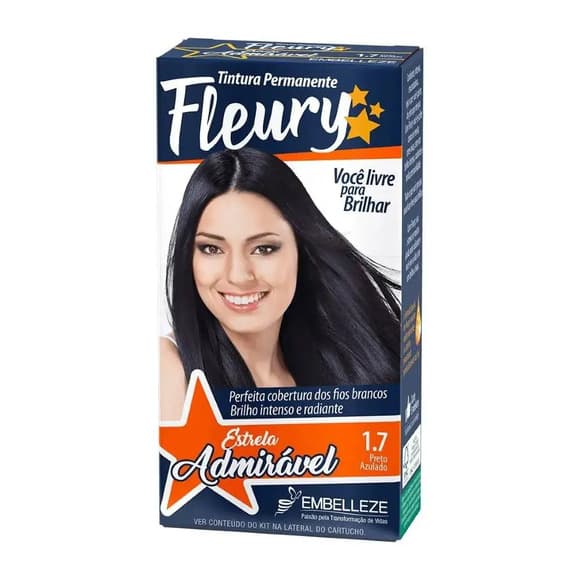 TINT FLEURY 1.7 PRETO AZULADO