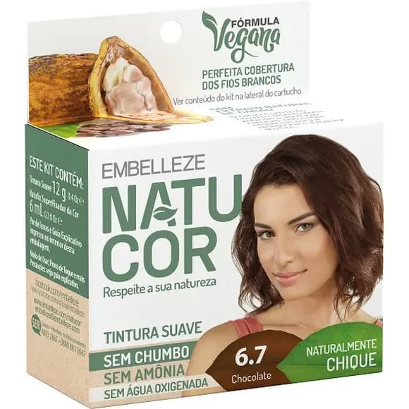 TINT NATUCOR 6.7 CHOCOLATE 24G