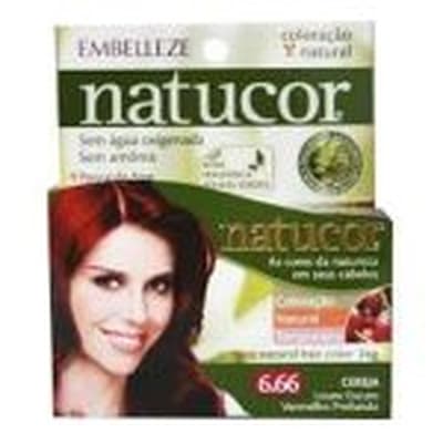 TINT NATUCOR 6.66KIT LOURO ESC VERM PROF