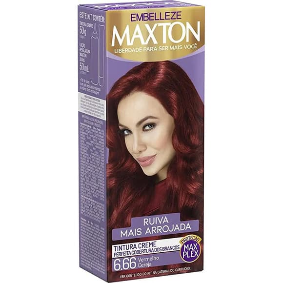 TINT MAXTON 6.66 KIT PRATICO VERM FESTIVO