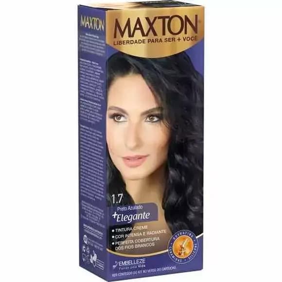 TINT MAXTON 1.7 KIT PRATICO PRETO AZUL