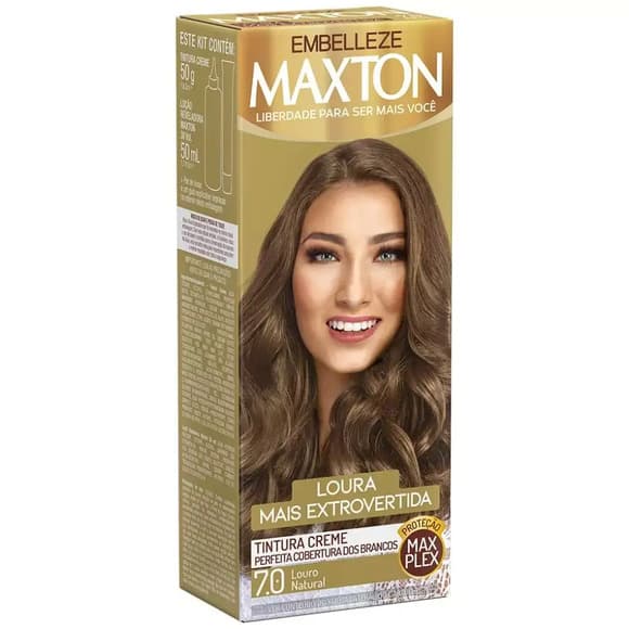 TINT MAXTON 7,0 PRATICO LOURO NATURA