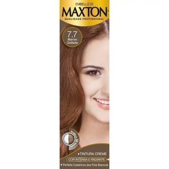 TINT MAXTON 7.7 KIT MARROM AMENDOA
