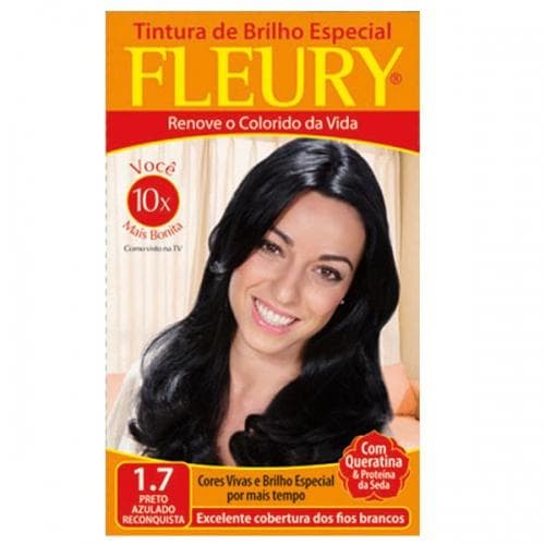 TINT FLEURY ANTI IDADE 1.7 PRETO AZUL