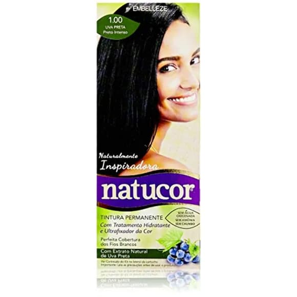 TINT NATUCOR 1,00 PRETO INTENSO TUCUMA