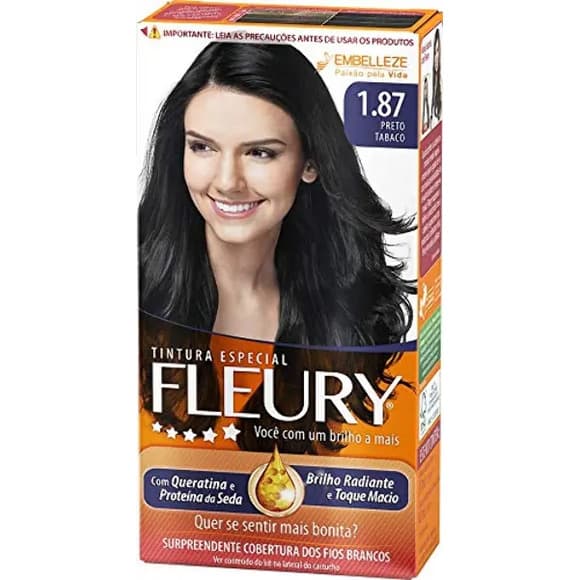 TINT FLEURY 1.87 PRETO TABACO