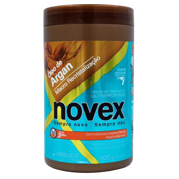 CR TRAT NOVEX 400 GR OLEO DE ARGAN