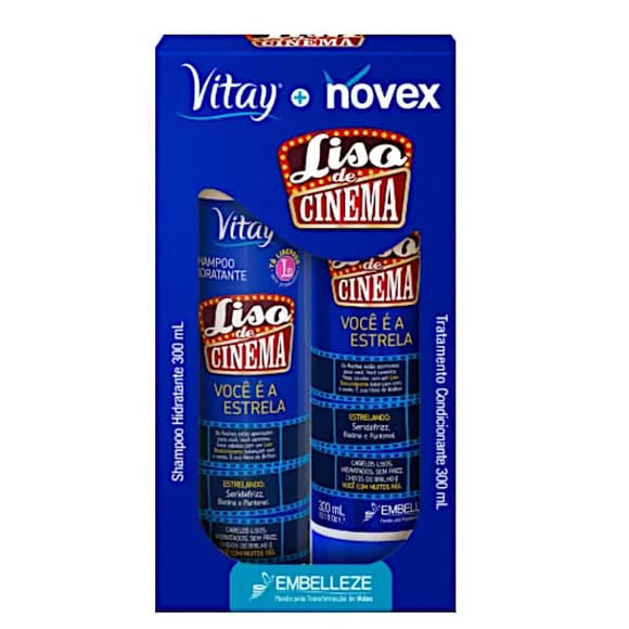 KIT SH +COND NOVEX   VITAY LISO CINEMA