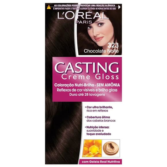 TINT CASTING CR GLOS 323 CHOCOLATE NOITE