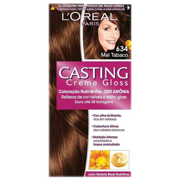 TINT CASTING CR GLOS 634 MEL TABACO