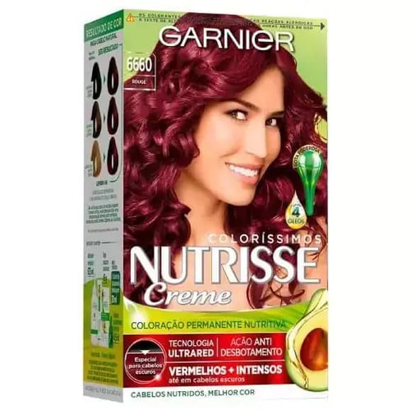 TINT NUTRISSE 6660 LOURO ESC ULT VERM