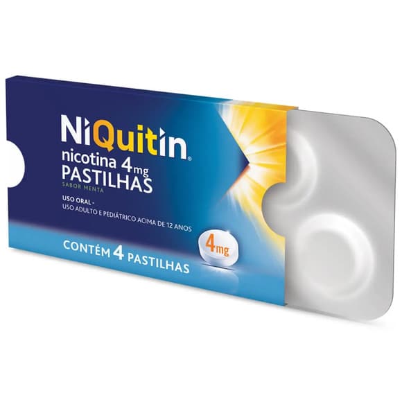 NIQUITIN 4MG 4PAST MENTA