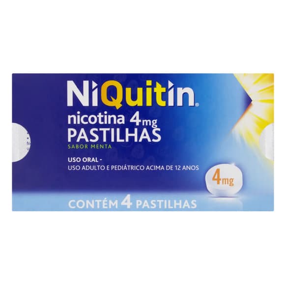 NIQUITIN 4MG 9X4 MENTA