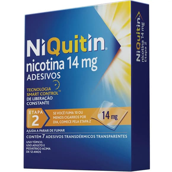 NIQUITIN TRANSP 14MG 7ADES