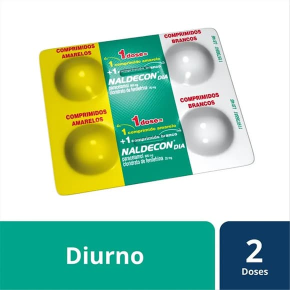 NALDECON DIA 800+20MG 25X4